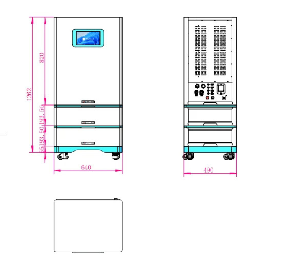 15kW 20kW 25kW 30kW エスシステム オールインワンシステム インバーター リチウム電池 LiFePO4