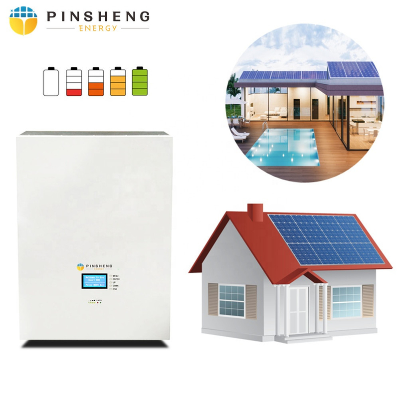 ピンシェング 鉄リン酸電池 10kwh 壁掛け電池 ライフPO4 48V 51.2V リチウムイオン太陽電池 200ah