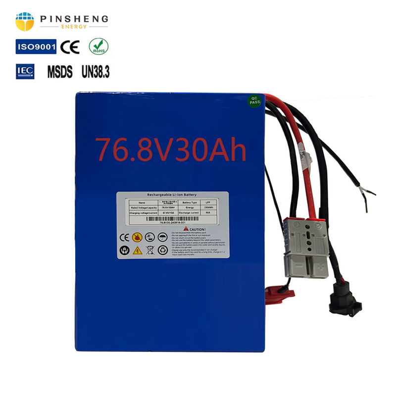 内蔵スマートBMS保護付きのカスタマイズ可能な76.8V 50Ah電動バイクリチウムバッテリー OEM ODM