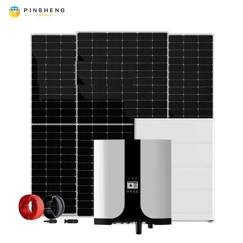 PINSHENG 10KWオフグリッド太陽光システム 10000W コンプリート太陽光発電システム ESS電池付き太陽光パネル