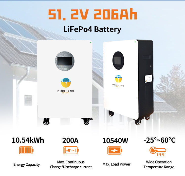 ピンシェン 15kWh 51.2V 280Ah 300Ah ホーム LiFePO4 バッテリーパック 太陽光発電の蓄電池