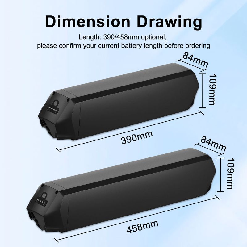 Dorado 36V 30AH 48V 25AH 21700セル Eバイク隠しバッテリー リチウムバッテリーパック 電動自転車用