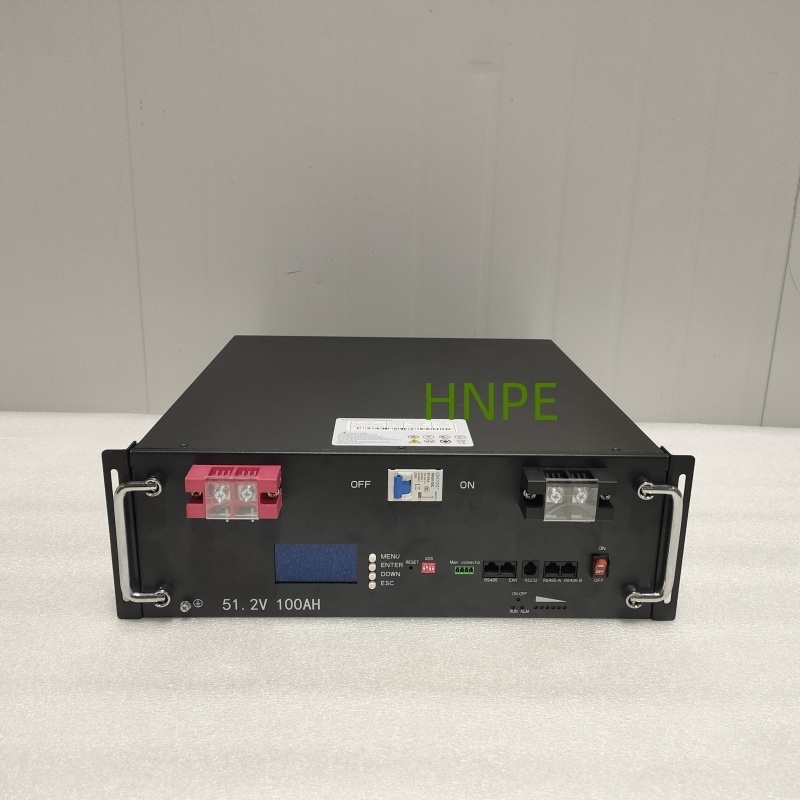 HNPE 51.2V 10KWH Lifepo4 バッテリーパック、ソーラーホームエネルギー貯蔵システム向け6000サイクル寿命