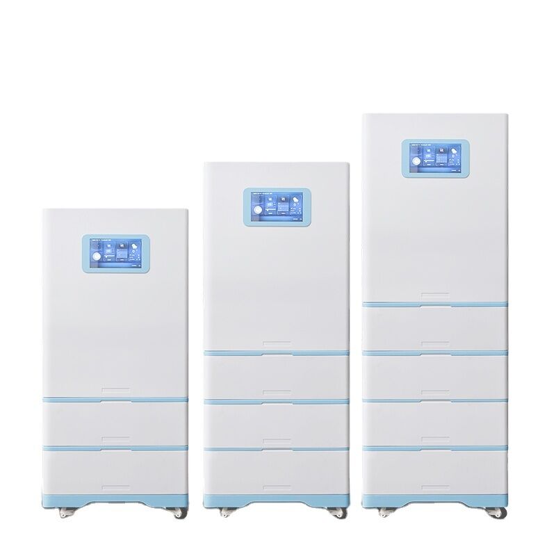 Pinsheng 48V オン/オフグリッド バックアップ ソーラー 10kWh リン酸鉄リチウム電池 BMS付き ハイブリッドインバーター ソーラー蓄電用