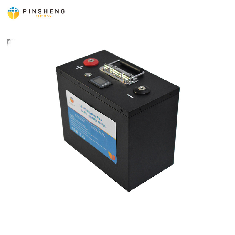家の太陽貯蔵のためのPINSHENGのリチウム イオン電池のリチウム細胞12V 100AHのパック