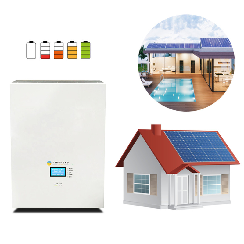 格子雑種インバーター太陽ESS家LiFePO4のリチウム電池48V100Ah 10KWhを離れた力の壁は技術の特許を取った