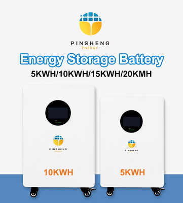 ピンシェング 信頼性の高い48V LiFePO4 バッテリー パック 10KWh & 15KWh 太陽光発電の貯蔵 200Ah, 280Ah, 300Ah オプション