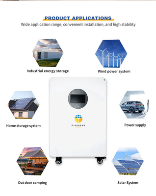 ピンシェング 48V リチウムイオン電池 10Kwh 15Kwh 太陽光発電貯蔵システム 200Ah 280Ah 300AH LiFePO4 バッテリーパック